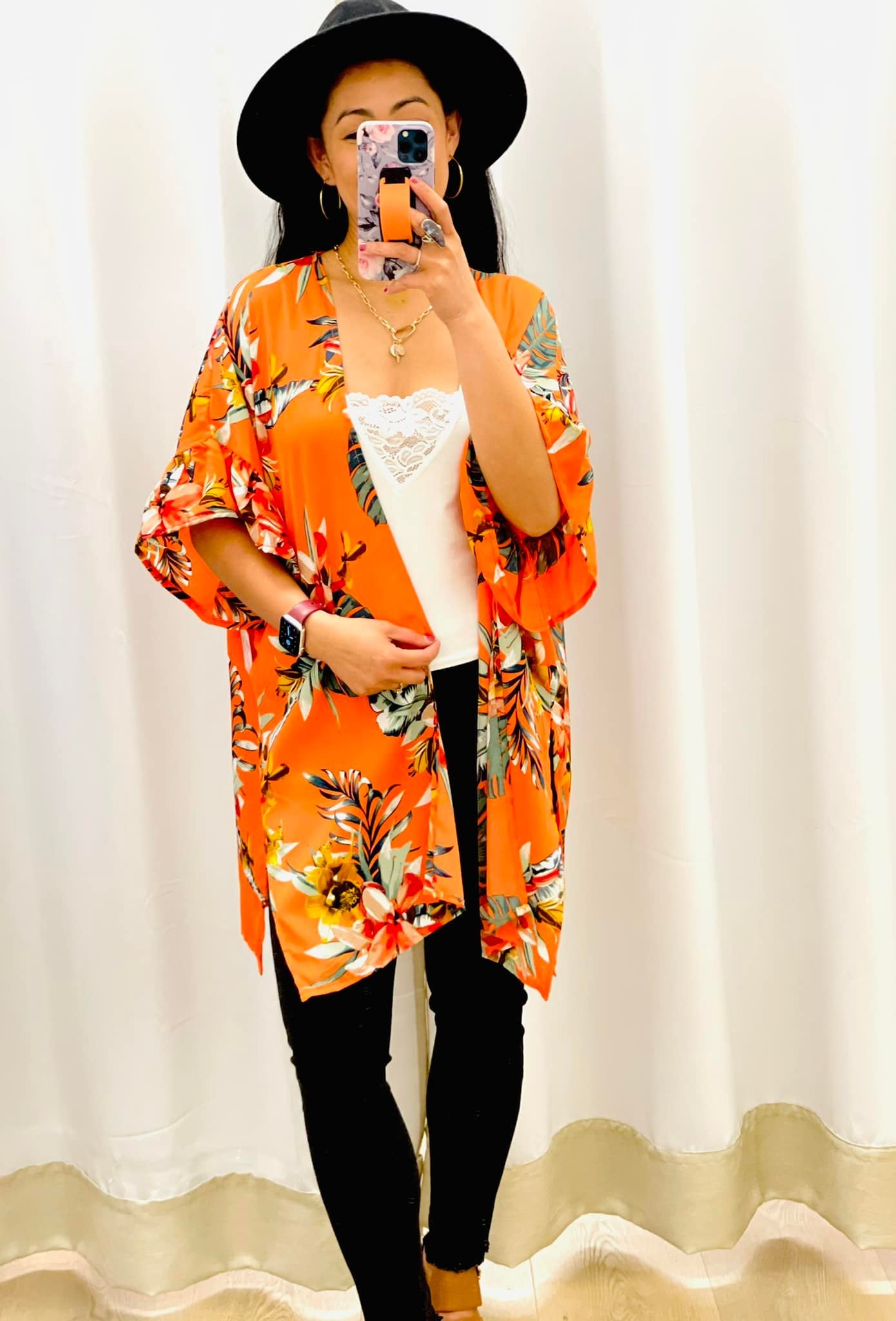 Hawaiian kimono cardigan discount