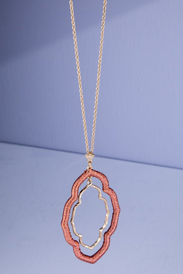 Elongated Clover Necklace