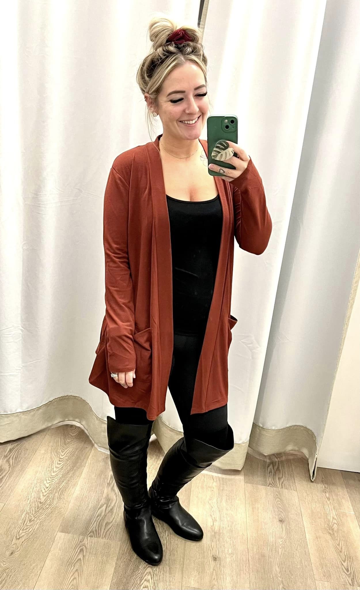 Relaxed Cardigan with Pockets