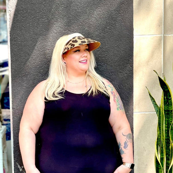 Leopard Sunshade Hat