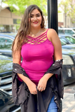 CURVY CRISS CROSS TANK