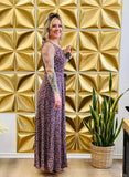 Lisa's Lilac Maxi Dress