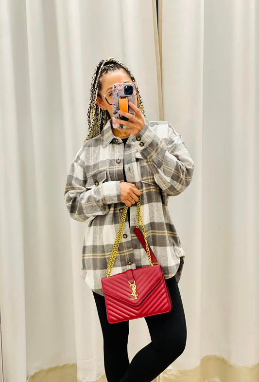 Audra's Oversize Plaid Shacket