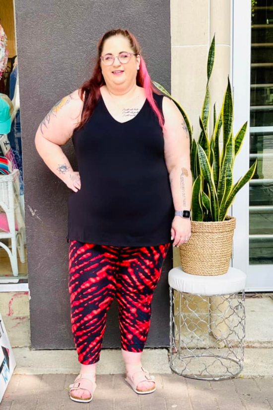 TIE DYE IN RED