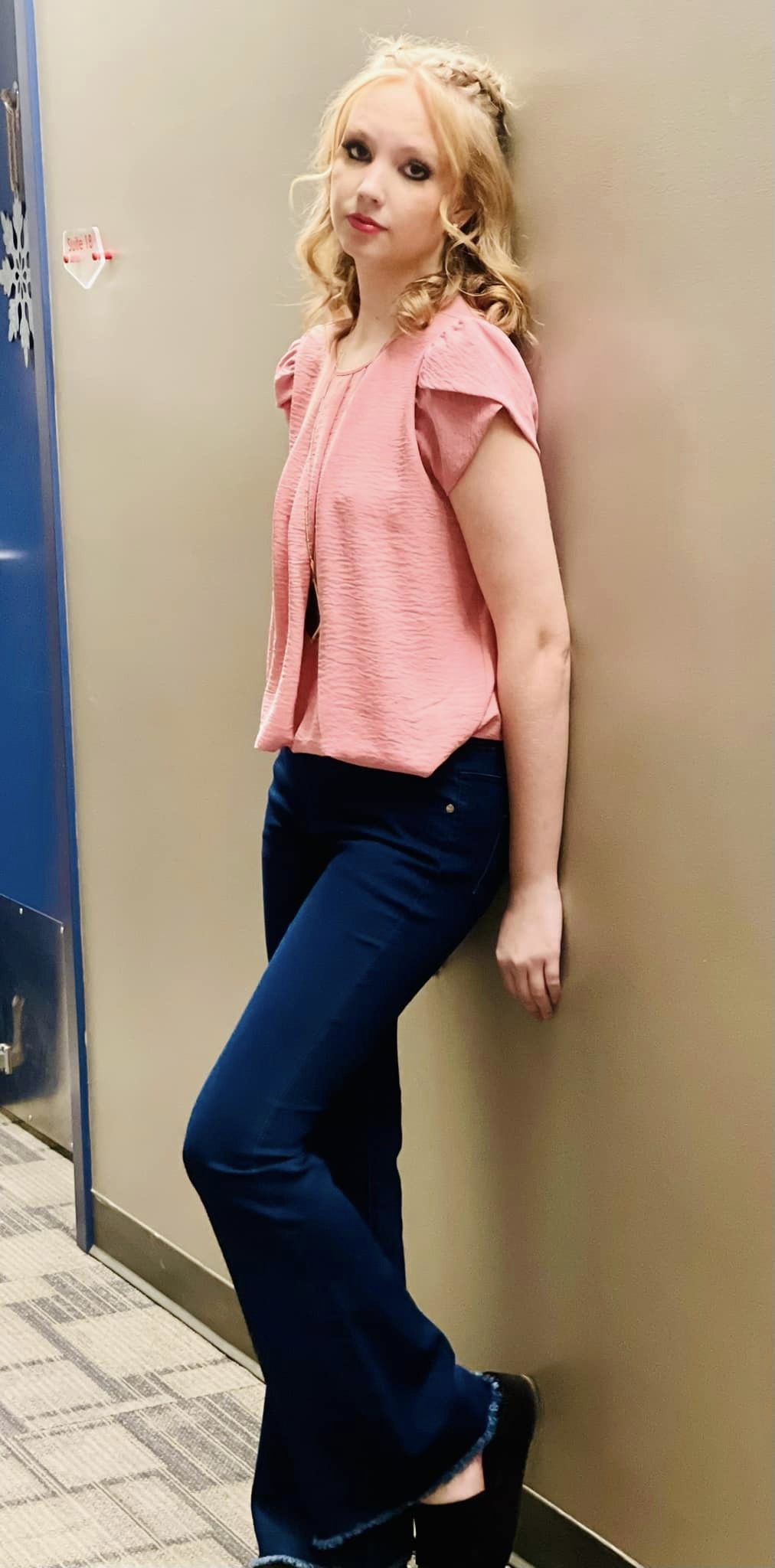 Tulip Sleeve Pleated Top