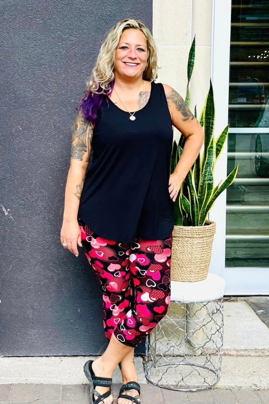 Heart in Hot Pink
