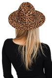 FEDORA'S BRIM LEOPARD HAT