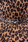 FEDORA'S BRIM LEOPARD HAT