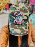 C.C Camper Queen Print Cap