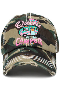 C.C Camper Queen Print Cap
