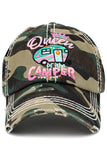 C.C Camper Queen Print Cap