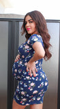 Premium Crew Neck Maternity Dress