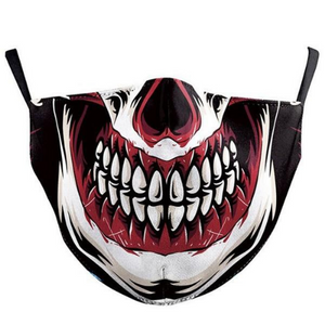 Teeth Skull 3D Mask-seyyes-clothing-downtown-lethbridge-shop-store-soft-leggings-high-waist-yoga-wear-comfortable-pus-curvy-petite-tall-women_s-clothing-yql-yqllocal-small-business