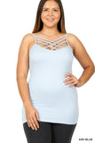 CURVY CRISS CROSS TANK