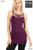 CURVY CRISS CROSS TANK