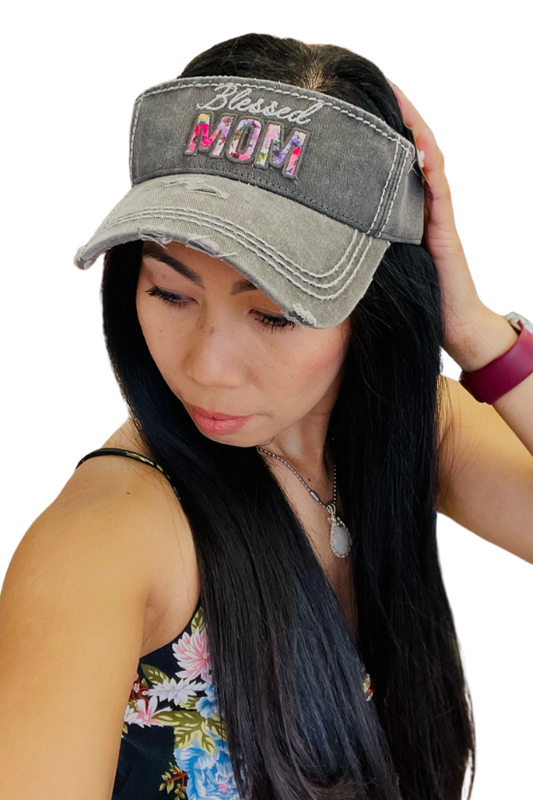 Blessed Mom Visor