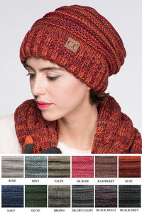 Slouchy Knit Beanie Hat