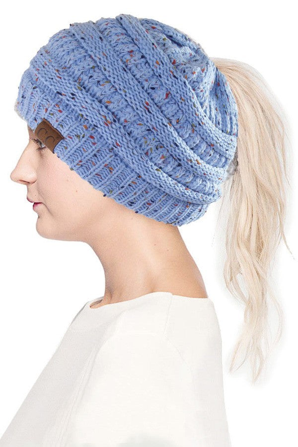 Ponytail Confetti Beanie  Hat-seyyes-clothing-downtown-lethbridge-shop-store-soft-leggings-high-waist-yoga-wear-comfortable-pus-curvy-petite-tall-women_s-clothing-yql-yqllocal-small-business