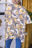 Yolanda's Yellow Short Sleeves Kimonos