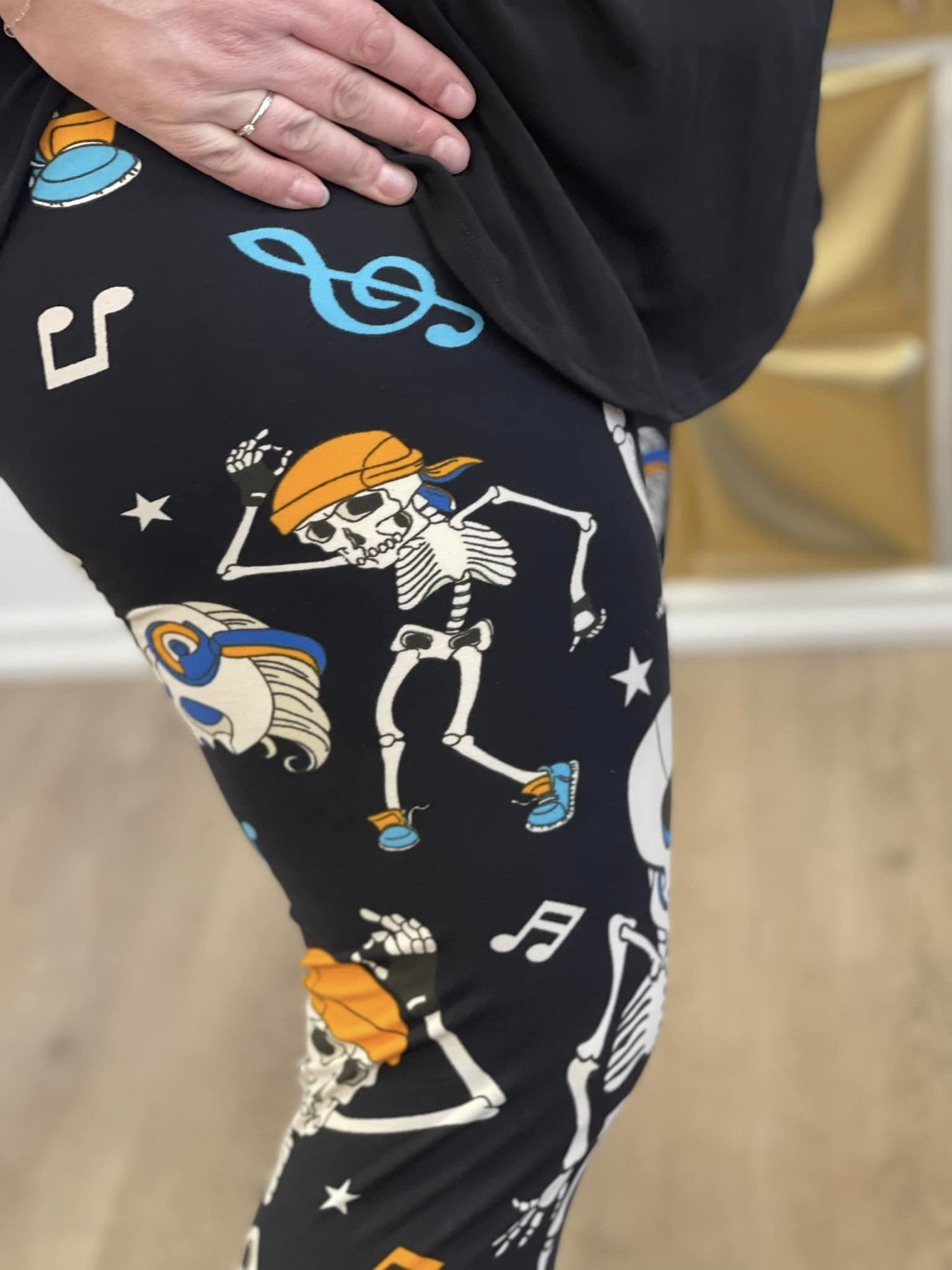DANCING SKELETON MID CURVY 2XL 3XL