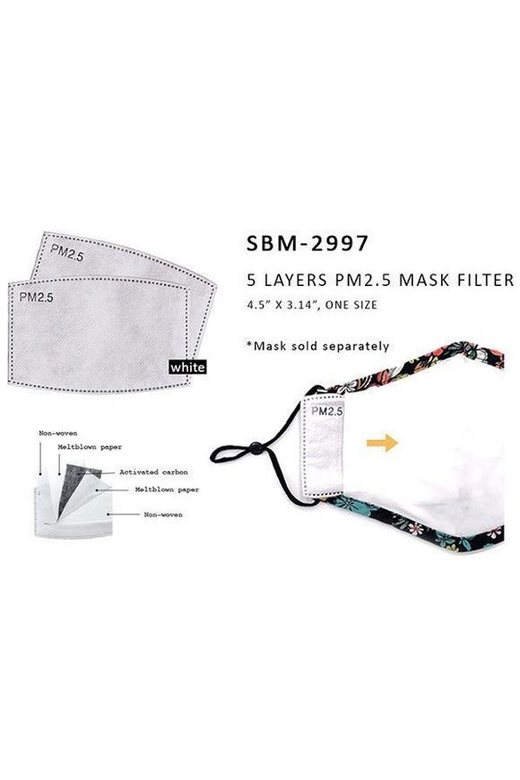 cotton masks with cute printed designs stylish facemask with filter five layers