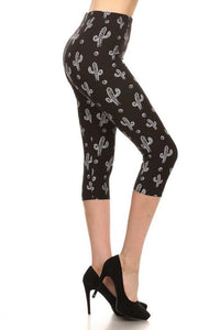 CACTUS IN BLACK-seyyes-clothing-downtown-lethbridge-shop-store-soft-leggings-high-waist-yoga-wear-comfortable-pus-curvy-petite-tall-women_s-clothing-yql-yqllocal-small-business