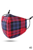 3D PLAID MASK