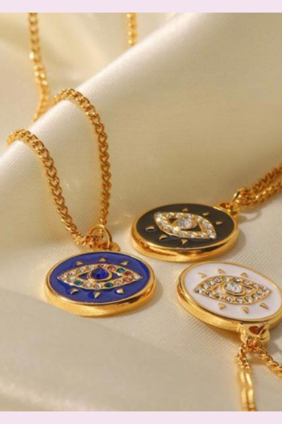 Staineless Eye Necklace