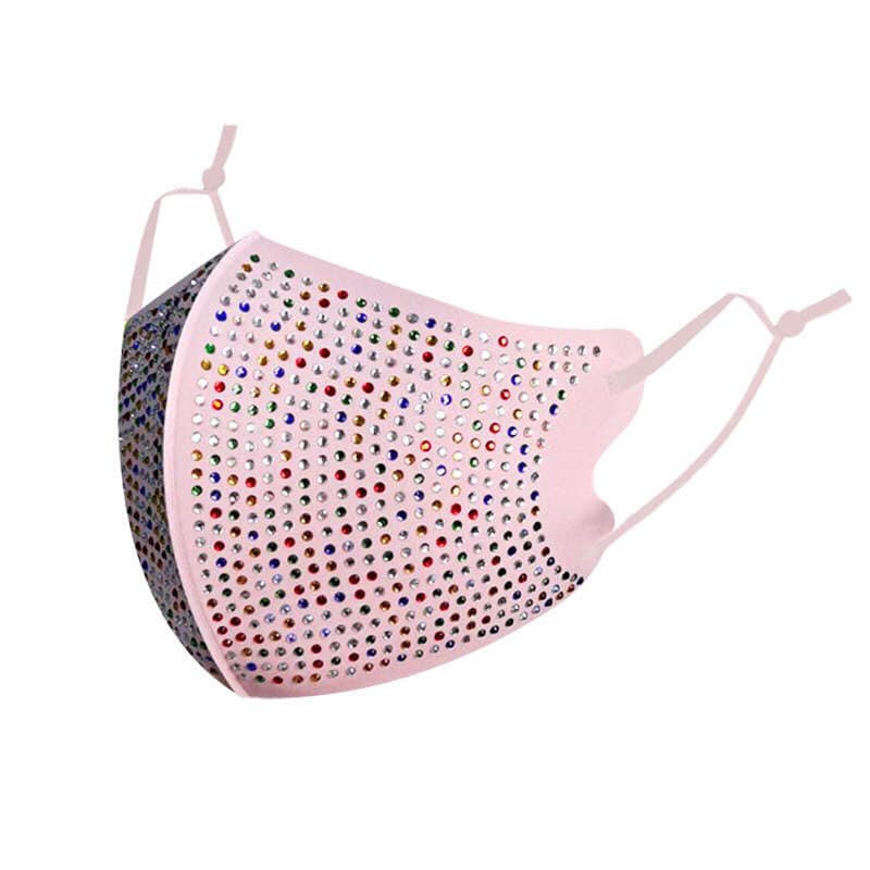RHINESTONE BREATHABLE MASK IN PINK-seyyes-clothing-downtown-lethbridge-shop-store-soft-leggings-high-waist-yoga-wear-comfortable-pus-curvy-petite-tall-women_s-clothing-yql-yqllocal-small-business