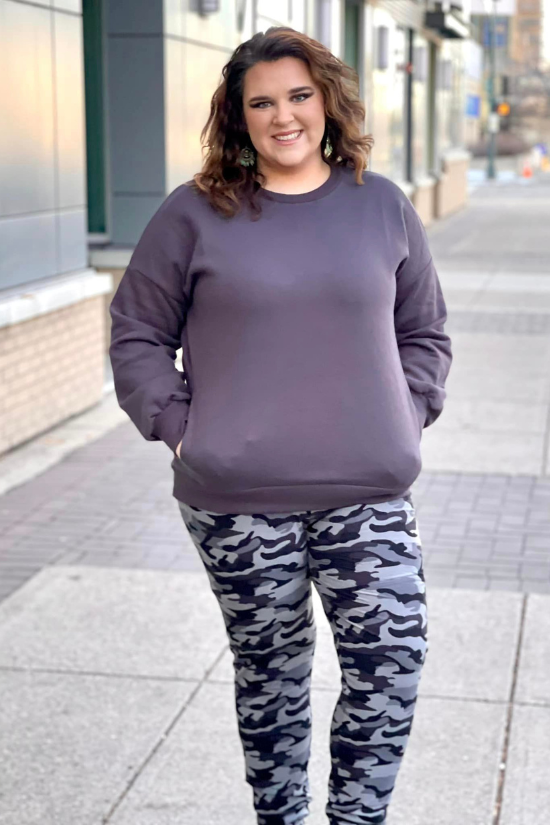 Curvy Camouflage Jogger