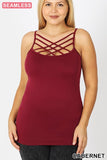 CURVY CRISS CROSS TANK