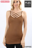 CURVY CRISS CROSS TANK