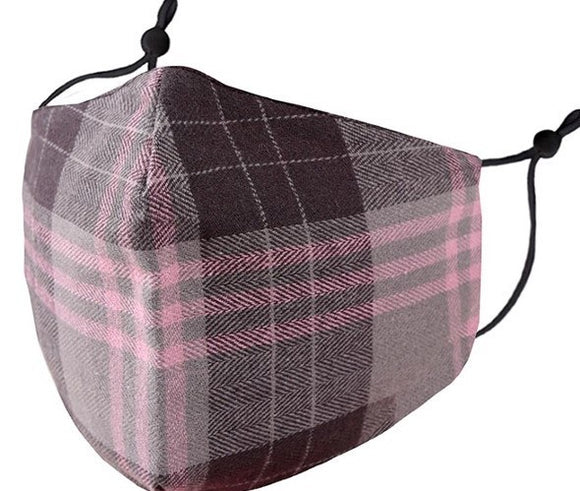 3D PLAID MASK-seyyes-clothing-downtown-lethbridge-shop-store-soft-leggings-high-waist-yoga-wear-comfortable-pus-curvy-petite-tall-women_s-clothing-yql-yqllocal-small-business