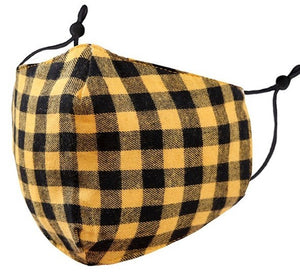 3D PLAID MASK-seyyes-clothing-downtown-lethbridge-shop-store-soft-leggings-high-waist-yoga-wear-comfortable-pus-curvy-petite-tall-women_s-clothing-yql-yqllocal-small-business