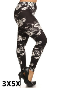 FLORAL IN BLACK BACKGROUND-seyyes-clothing-downtown-lethbridge-shop-store-soft-leggings-high-waist-yoga-wear-comfortable-pus-curvy-petite-tall-women_s-clothing-yql-yqllocal-small-business