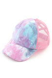 Tie dye wash denim criss cross ponytail hat-seyyes-clothing-downtown-lethbridge-shop-store-soft-leggings-high-waist-yoga-wear-comfortable-pus-curvy-petite-tall-women_s-clothing-yql-yqllocal-small-business