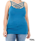 CURVY CRISS CROSS TANK